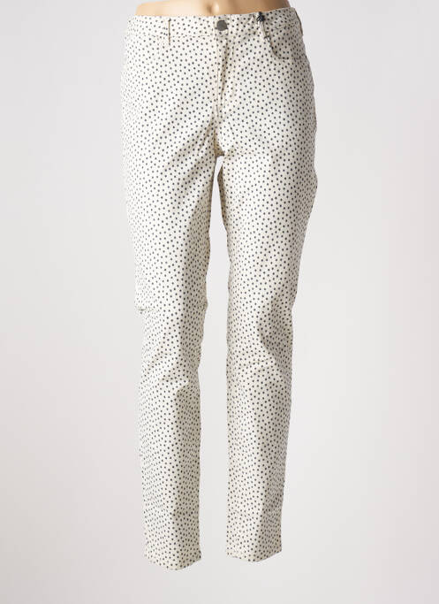 Pantalon slim bej MAISON SCOTCH femeie