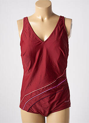 Costum de baie dintr-o singură piesă roșu OCEAN femeie