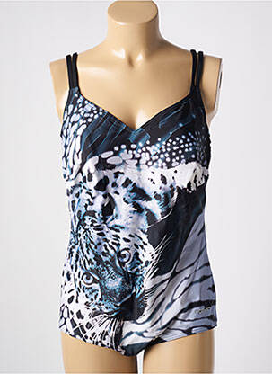 Costum de baie dintr-o singură piesă albastru OCEAN femeie