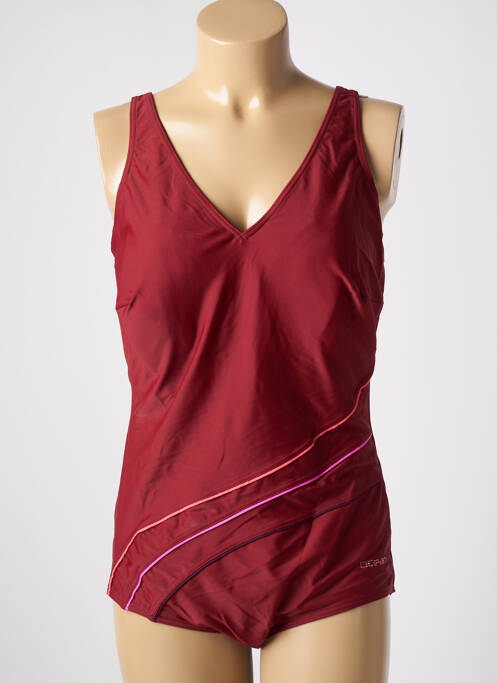 Costum de baie dintr-o singură piesă roșu OCEAN femeie