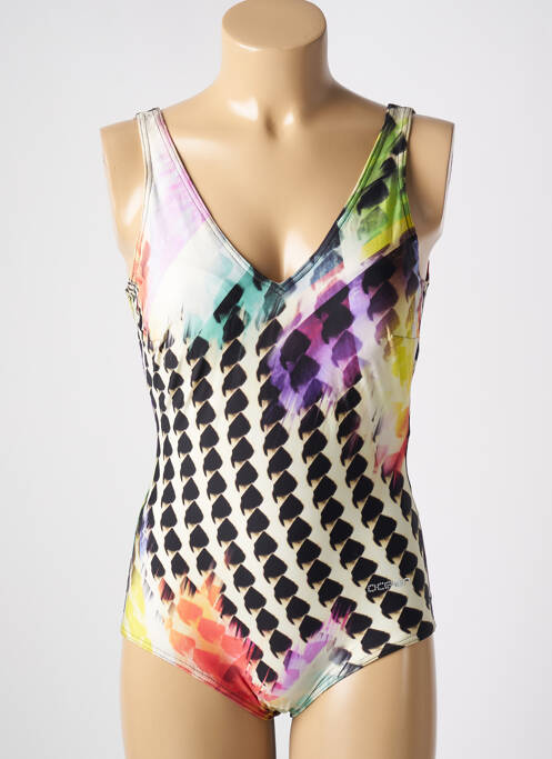 Costum de baie dintr-o singură piesă bej OCEAN femeie