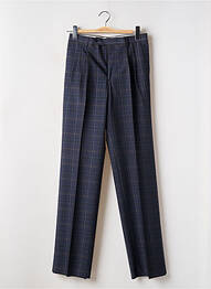Pantalon drept talie cu cleme mărime normală albastru KORN bărbat