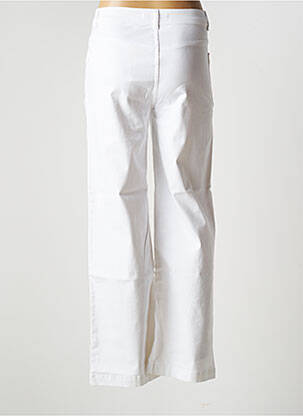 Pantalon drept elasticitate mărime normală alb LA FEE MARABOUTEE femeie