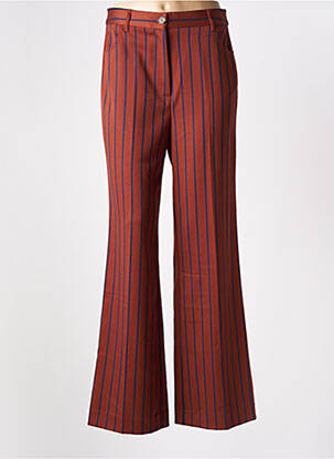 Pantalon evazat portocaliu KING LOUIE femeie