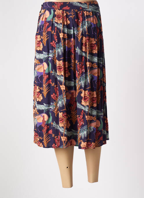 Fustă midi albastru KING LOUIE femeie