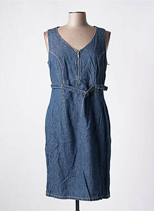 Rochie midi albastru INITIATIVE femeie