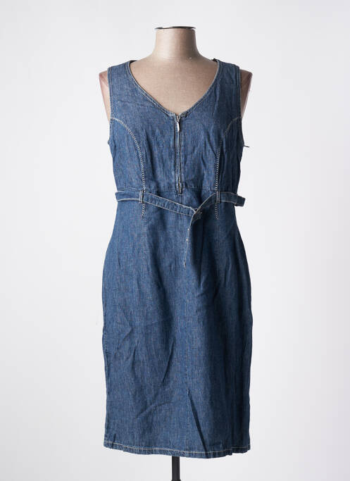 Rochie midi albastru INITIATIVE femeie