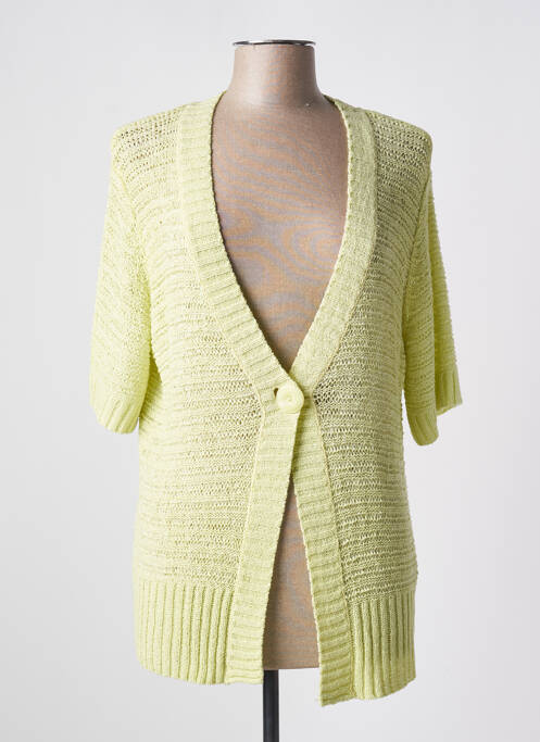 Vestă cu mâneci scurte verde BARBARA LEBEK femeie