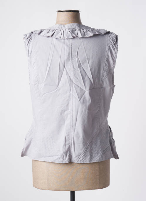 Vestă fără mâneci gri BE THE QUEEN femeie