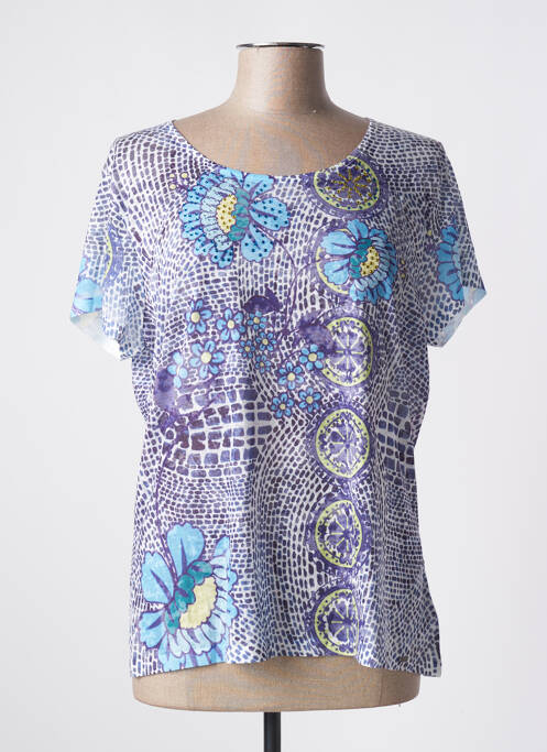 Tricou albastru FELINO femeie