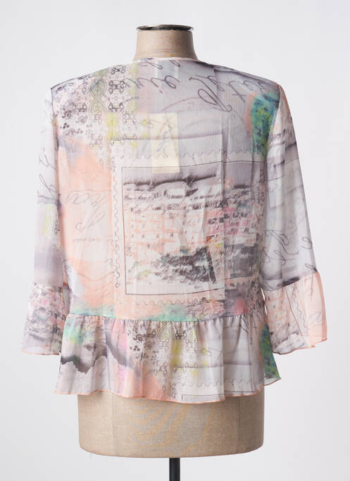 Tunică mâneci lungi gri FRANCE RIVOIRE femeie