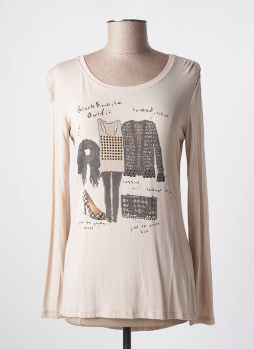 Top bej VOODOO femeie