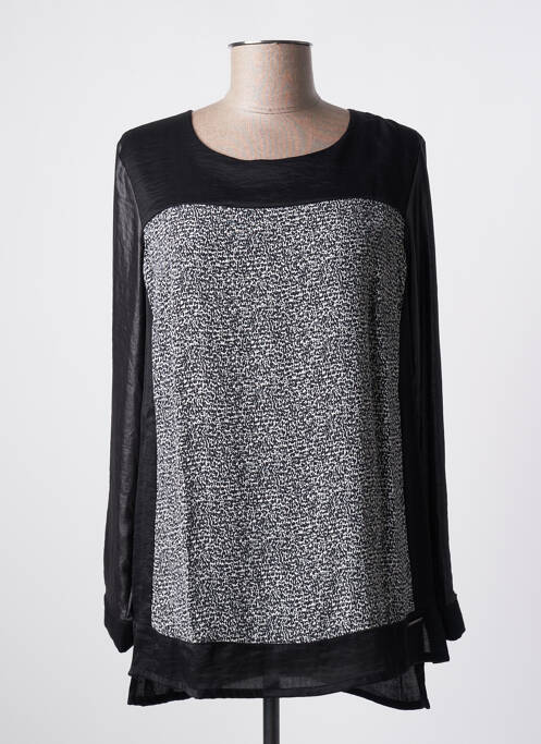 Tunică mâneci lungi negru VOODOO femeie