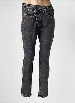 Blugi cu croială slim gri PLACE DU JOUR femeie