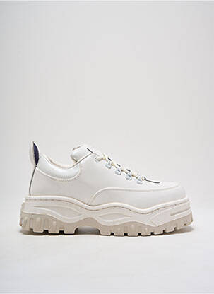 Adidași material neted vârf rotund alb EYTYS unisex