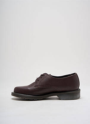 Derby-uri țesătură satinată toc plat până la 3 cm maro DR MARTENS femme