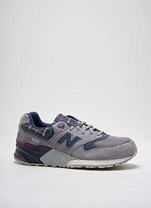 Adidași nubuc toc de 4 la 6 cm gri NEW BALANCE femeie