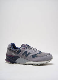Adidași nubuc toc de 4 la 6 cm gri NEW BALANCE femme