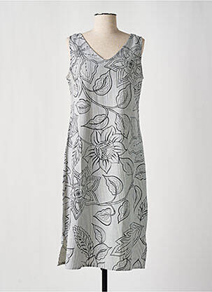 Rochie midi gri AGATHE & LOUISE femeie