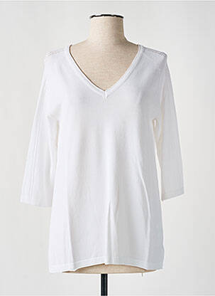 Pulover alb SCORZZO femeie