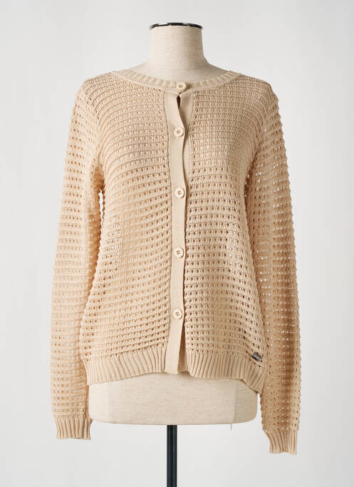 Vestă cu mâneci lungi bej WNT COLLECTION femeie