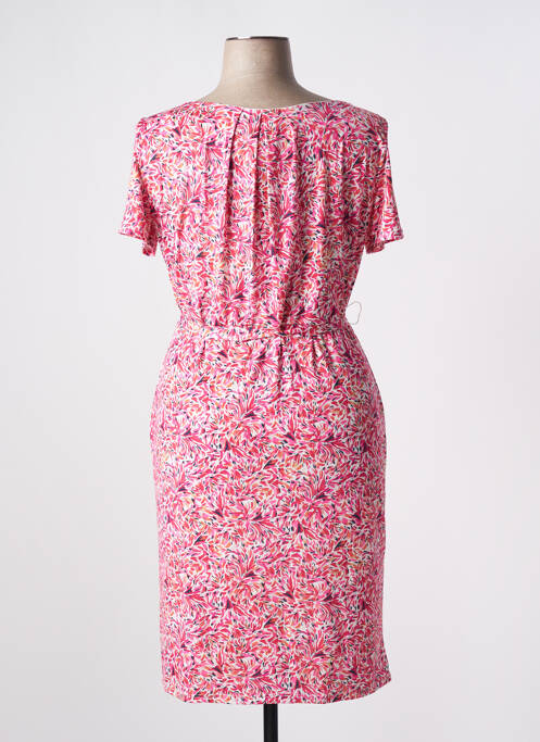 Rochie midi roz JULIE GUERLANDE femeie