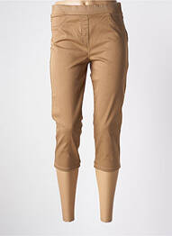 Pantalon trei sferturi elasticitate mărime normală maro CONCEPT K femme