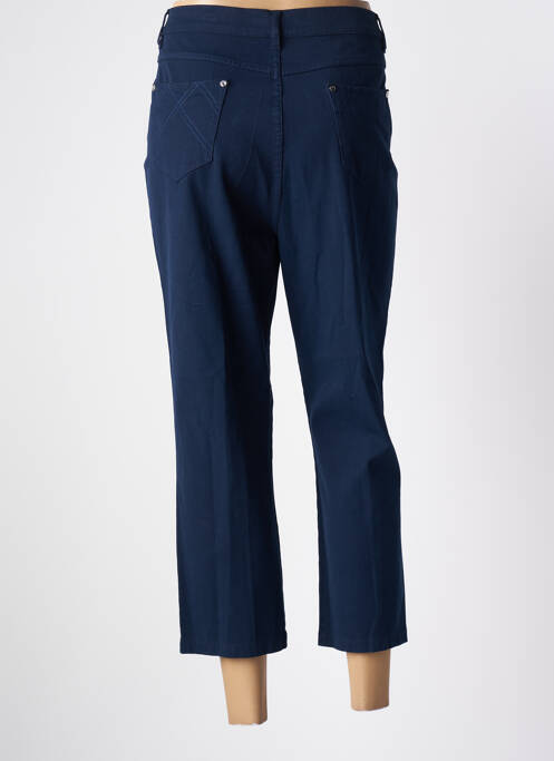 Pantalon trei sferturi albastru închis MARBLE femeie