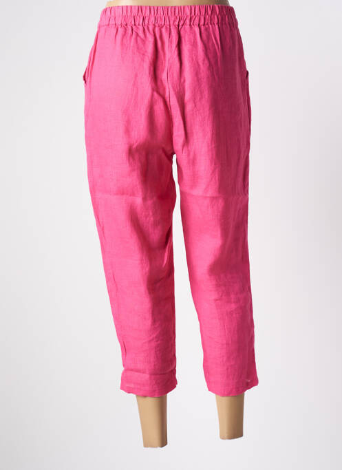 Pantalon trei sferturi talie înaltă roz AGATHE & LOUISE femme