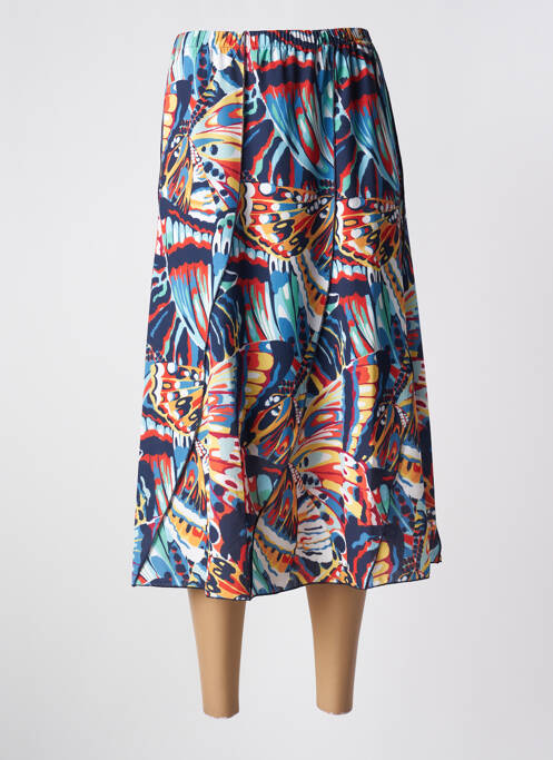 Fustă midi albastru ELEANE femeie