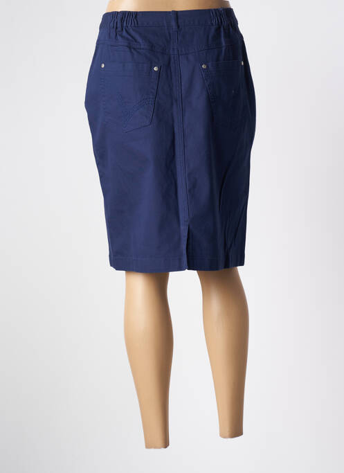 Fustă midi albastru SIGNATURE femeie