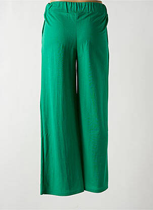 Pantalon larg buzunare mărime normală verde SCORZZO femeie