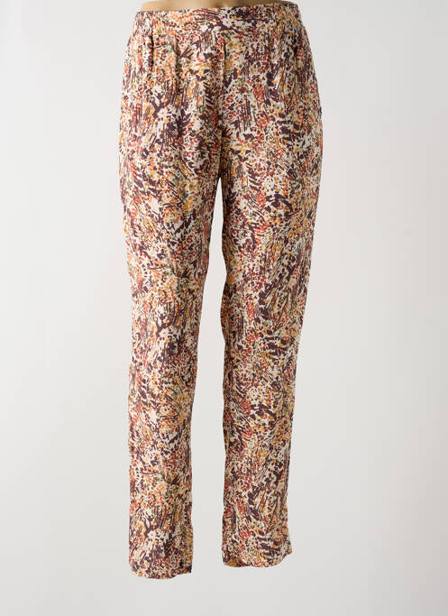 Pantalon slim maro JULIE GUERLANDE femeie