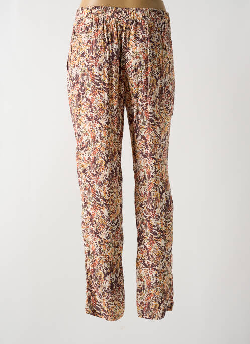 Pantalon slim maro JULIE GUERLANDE femeie