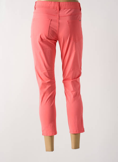 Pantalon trei sferturi roz QUATRE VINGT JOURS femeie