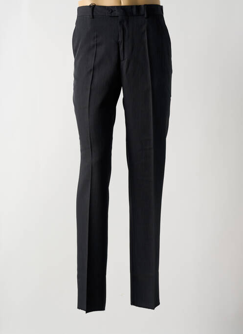 Pantalon chino închidere cu fermoar sub clapetă cu nasturi mărime normală gri PIERRE D'ARLANC femme