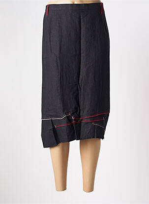 Fustă midi talie cu cleme negru JEAN GABRIEL femeie