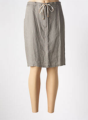 Fustă midi maro JULIE GUERLANDE femeie