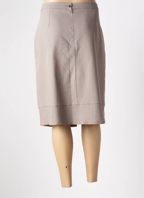 Fustă midi maro LYSA KARA femeie