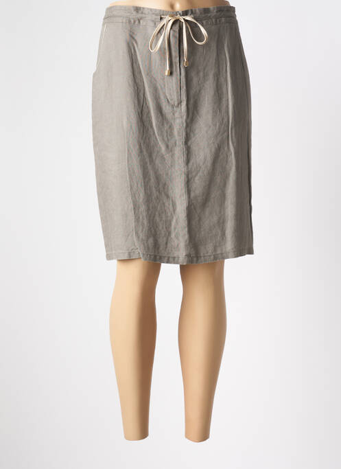 Fustă midi maro JULIE GUERLANDE femeie