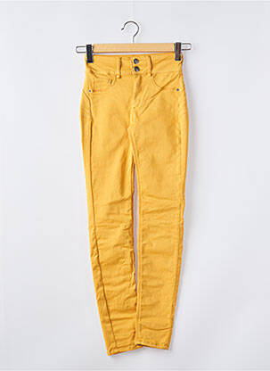 Pantalon slim galben ONE SIZE FILTS ALL femeie