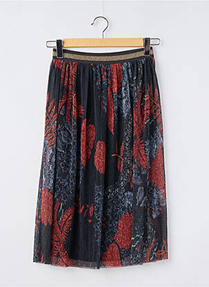 Fustă midi negru DESIGUAL femeie