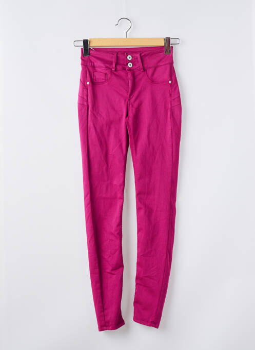 Pantalon slim roz ONE SIZE FILTS ALL femeie