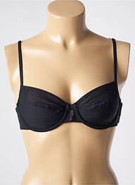 Sutien efect material satinat sutien cupe întregi cu decolteu înalt negru MARIE JO femme