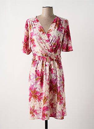 Rochie midi roz BY ONE femeie