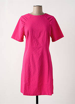 Rochie scurtă roz DESIGUAL femeie