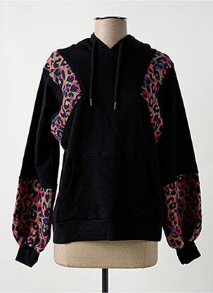 Hanorac cu glugă negru DESIGUAL femeie