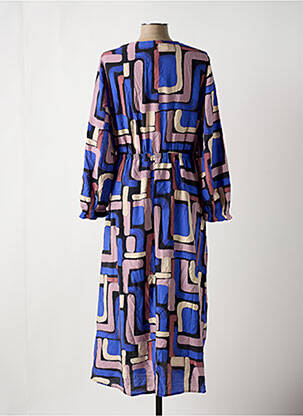 Rochie lungă mâneci lungi mâneci lungi albastru TOM TAILOR femeie