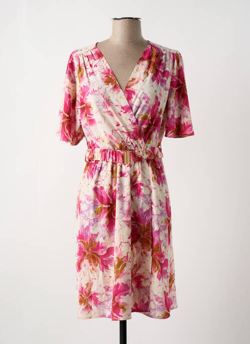 Rochie midi roz BY ONE femeie