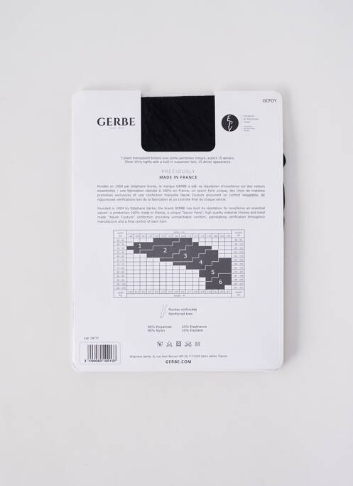 Colanți negru GERBE femeie